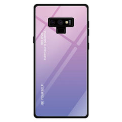 Gradient Color Glass Case, For Galaxy M10, For Galaxy M20, For Galaxy M30, For Galaxy Note 9