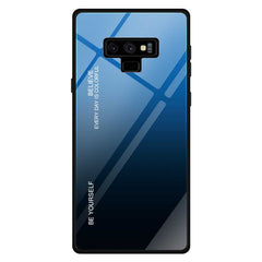 Gradient Color Glass Case, For Galaxy M10, For Galaxy M20, For Galaxy M30, For Galaxy Note 9