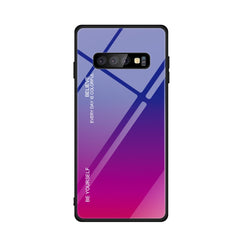 Gradient Color Glass Case, For Galaxy S9, For Galaxy S10, For Xiaomi Mi 9, For OnePlus 6