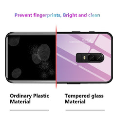 Gradient Color Glass Case, For Galaxy S9, For Galaxy S10, For Xiaomi Mi 9, For OnePlus 6