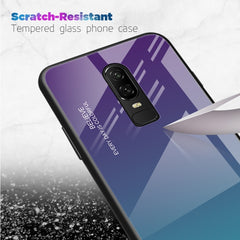 Gradient Color Glass Case, For Galaxy S9, For Galaxy S10, For Xiaomi Mi 9, For OnePlus 6