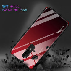 Gradient Color Glass Case, For Galaxy S9, For Galaxy S10, For Xiaomi Mi 9, For OnePlus 6