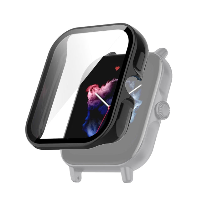 PC + Tempered Glass Watch Protective Case, For Amazfit GTS 3