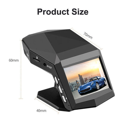 2 inch HD Single Lens 1080P No Light Night Vision Hidden Driving Recorder with Aromatherapy, Without, 16G, 32G, 64G