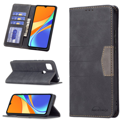 Magnetic Splicing Leather Phone Case, For Google Pixel 6 Pro, For Google Pixel 6, For Xiaomi Redmi 9A, For Xiaomi Redmi 9C, For Xiaomi Redmi 9, For Xiaomi Redmi 10
