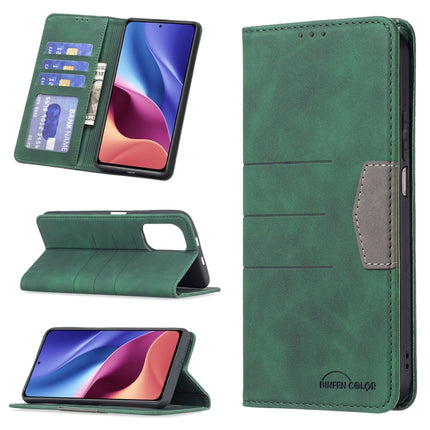 Magnetic Splicing Leather Phone Case, For Xiaomi Mi 11i / Poco F3 / Redmi K40 / K40 Pro, For Xiaomi Mi 11 Lite, For Xiaomi Mi 11T / 11T Pro, For Xiaomi Poco M3 Pro / Redmi Note 10 5G / 10T 5G, For Xiaomi Poco M3 / Redmi Note 9 4G                       ...
