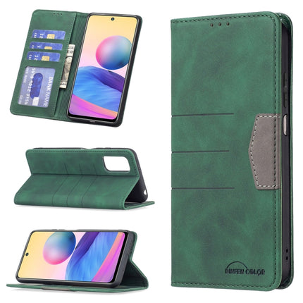 Magnetic Splicing Leather Phone Case, For Xiaomi Mi 11i / Poco F3 / Redmi K40 / K40 Pro, For Xiaomi Mi 11 Lite, For Xiaomi Mi 11T / 11T Pro, For Xiaomi Poco M3 Pro / Redmi Note 10 5G / 10T 5G, For Xiaomi Poco M3 / Redmi Note 9 4G                       ...