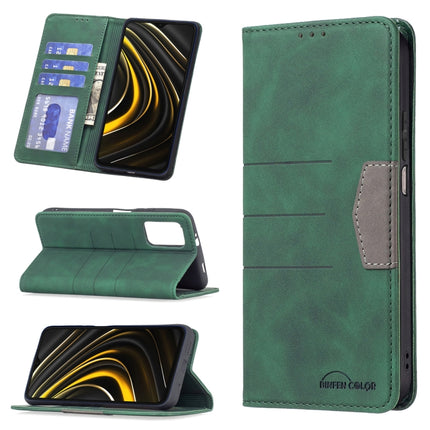 Magnetic Splicing Leather Phone Case, For Xiaomi Mi 11i / Poco F3 / Redmi K40 / K40 Pro, For Xiaomi Mi 11 Lite, For Xiaomi Mi 11T / 11T Pro, For Xiaomi Poco M3 Pro / Redmi Note 10 5G / 10T 5G, For Xiaomi Poco M3 / Redmi Note 9 4G                       ...