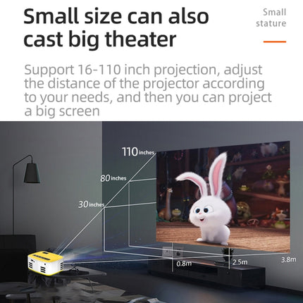 T20 320x240 400 Lumens Portable Home Theater LED HD Digital Projector, Same Screen Version,, US Plug, Same Screen Version, EU Plug, Same Screen Version, UK Plug, Same Screen Version, AU Plug, Same Screen Version