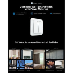 Sonoff DUALR3 Dual Ways Control WiFi Smart Switch-Modul, DUALR3