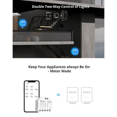 Sonoff DUALR3 Dual Ways Control WiFi Smart Switch-Modul, DUALR3