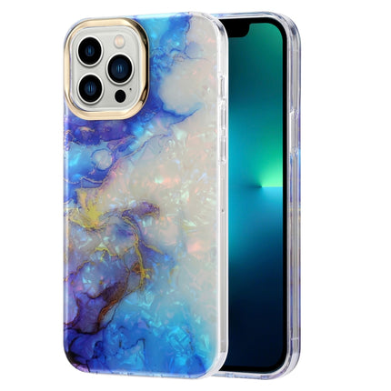 Electroplating Shell Texture Marble Phone Case, For iPhone 13, For iPhone 13 Pro, For iPhone 13 Pro Max