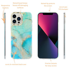 Electroplating Shell Texture Marble Phone Case, For iPhone 13, For iPhone 13 Pro, For iPhone 13 Pro Max, For iPhone 12 / 12 Pro