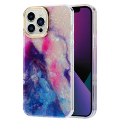 Electroplating Shell Texture Marble Phone Case, For iPhone 13, For iPhone 13 Pro, For iPhone 13 Pro Max, For iPhone 12 / 12 Pro