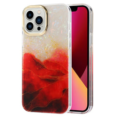 Electroplating Shell Texture Marble Phone Case, For iPhone 13, For iPhone 13 Pro, For iPhone 13 Pro Max, For iPhone 12 / 12 Pro