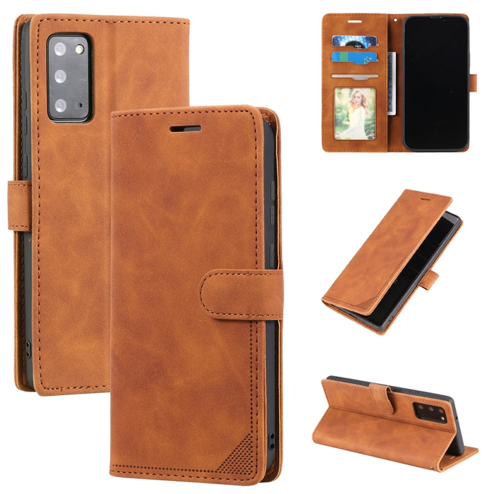 Skin Feel Anti-theft Brush Horizontal Flip Leather Phone Case, For Samsung Galaxy Note20, For Samsung Galaxy A71, For Samsung Galaxy A40, For Samsung Galaxy S21+ 5G