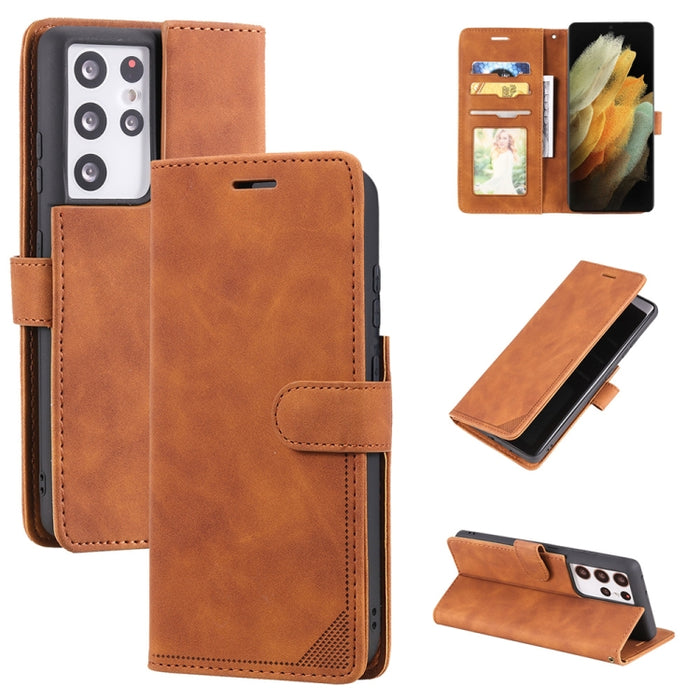 Skin Feel Anti-theft Brush Horizontal Flip Leather Phone Case, For Samsung Galaxy S21 Ultra 5G, For Samsung Galaxy Note20 Ultra, For Samsung Galaxy S20 FE, For Samsung Galaxy S21 5G