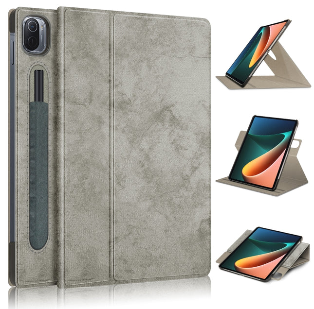 Solid Color 360 Degrees Rotation Tablet Leather Case with Holder, For Xiaomi Mi Pad 5 Pro 11 inch