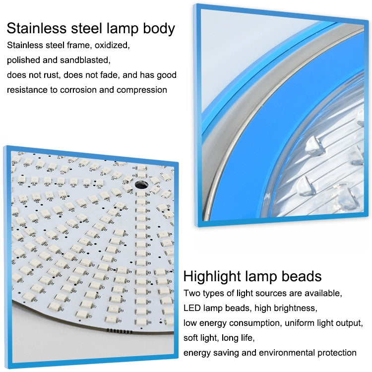LED Stainless Steel Wall-mounted Pool Light Landscape Underwater Light