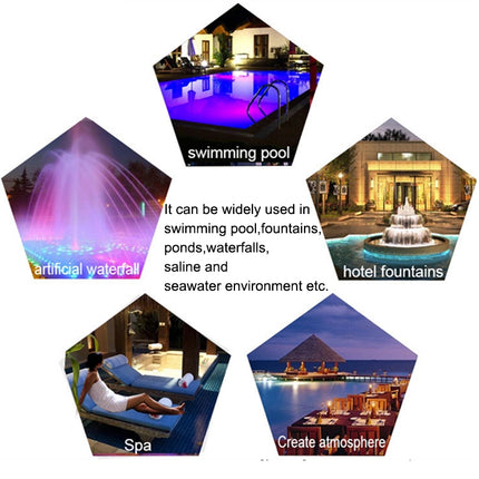 LED Stainless Steel Wall-mounted Pool Light Landscape Underwater Light