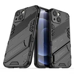 Punk Armor 2 in 1 PC + TPU Phone Case with Invisible Holder, For iPhone 13 mini, For iPhone 13, For iPhone 13 Pro, For iPhone 13 Pro Max