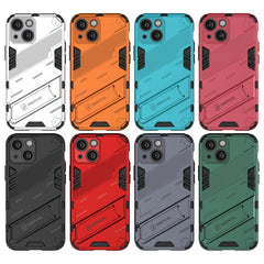 Punk Armor 2 in 1 PC + TPU Phone Case with Invisible Holder, For iPhone 13 mini, For iPhone 13, For iPhone 13 Pro, For iPhone 13 Pro Max