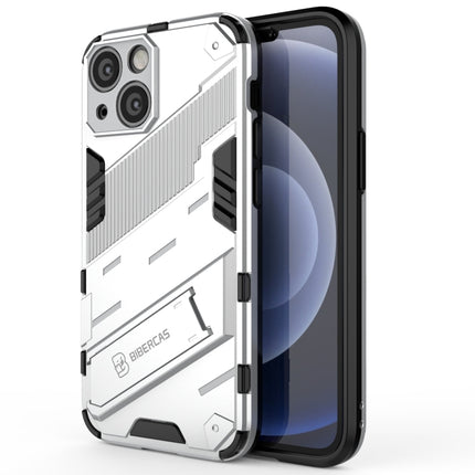 Punk Armor 2 in 1 PC + TPU Phone Case with Invisible Holder, For iPhone 13 mini, For iPhone 13, For iPhone 13 Pro