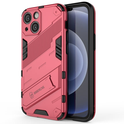 Punk Armor 2 in 1 PC + TPU Phone Case with Invisible Holder, For iPhone 13 mini, For iPhone 13, For iPhone 13 Pro