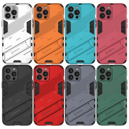 Punk Armor 2 in 1 PC + TPU Phone Case with Invisible Holder, For iPhone 13 Pro Max