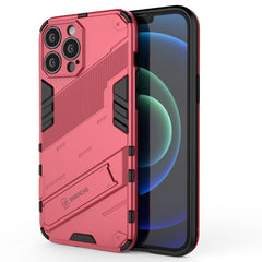 Punk Armor 2 in 1 PC + TPU Phone Case with Invisible Holder, For iPhone 13 mini, For iPhone 13, For iPhone 13 Pro, For iPhone 13 Pro Max