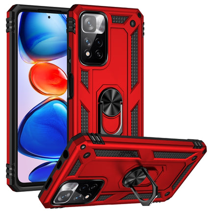 Shockproof TPU + PC Phone Case with 360 Degree Rotating Holder, For Xiaomi Redmi Note 11 5G, For Xiaomi Redmi Note 11 Pro 5G