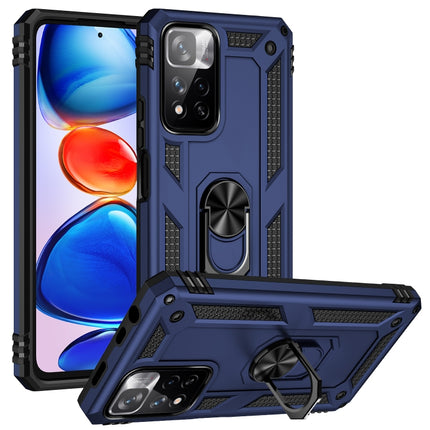 Shockproof TPU + PC Phone Case with 360 Degree Rotating Holder, For Xiaomi Redmi Note 11 5G, For Xiaomi Redmi Note 11 Pro 5G