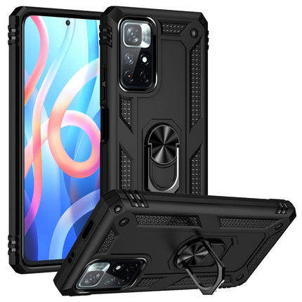 Shockproof TPU + PC Phone Case with 360 Degree Rotating Holder, For Xiaomi Redmi Note 11 5G, For Xiaomi Redmi Note 11 Pro 5G