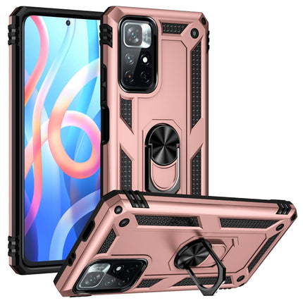 Shockproof TPU + PC Phone Case with 360 Degree Rotating Holder, For Xiaomi Redmi Note 11 5G, For Xiaomi Redmi Note 11 Pro 5G