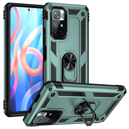 Shockproof TPU + PC Phone Case with 360 Degree Rotating Holder, For Xiaomi Redmi Note 11 5G, For Xiaomi Redmi Note 11 Pro 5G