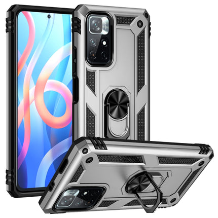Shockproof TPU + PC Phone Case with 360 Degree Rotating Holder, For Xiaomi Redmi Note 11 5G, For Xiaomi Redmi Note 11 Pro 5G
