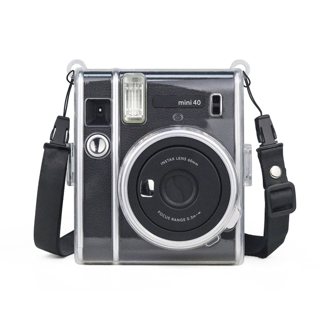 Protective Crystal Case with Strap, For FUJIFILM Instax mini 40, For FUJIFILM Instax mini 7+