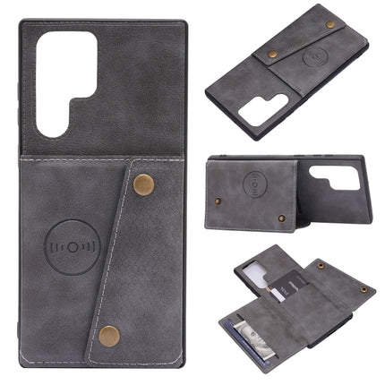 Double Buckle PU + TPU Magnetic Phone Case, For Samsung Galaxy S22 5G, For Xiaomi 11T, For Samsung Galaxy S22+ 5G, For Samsung Galaxy S22 Ultra 5G
