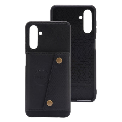 Double Buckle PU + TPU Magnetic Phone Case, For Samsung Galaxy A13 5G