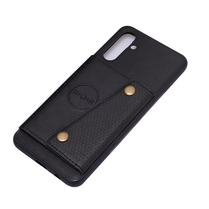 Double Buckle PU + TPU Magnetic Phone Case, For Samsung Galaxy A13 5G