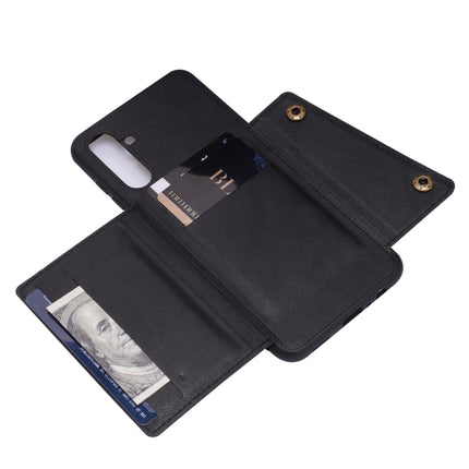 Double Buckle PU + TPU Magnetic Phone Case, For Samsung Galaxy A13 5G