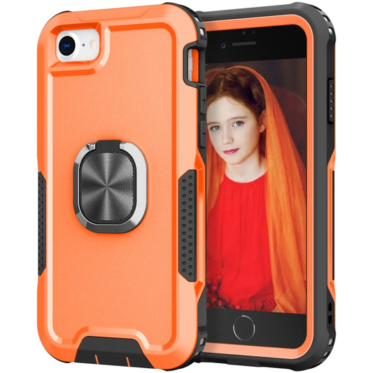 3 in 1 PC + TPU Phone Case with Ring Holder, For iPhone SE 2022 / SE 2020 / 8 / 7, For iPhone 8 Plus & 7 Plus, For iPhone 11, For iPhone 11 Pro