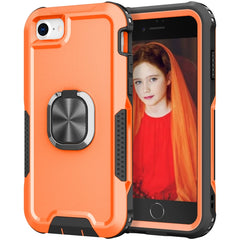 3 in 1 PC + TPU Phone Case with Ring Holder, For iPhone SE 2022 / SE 2020 / 8 / 7, For iPhone 8 Plus & 7 Plus, For iPhone 11, For iPhone 11 Pro