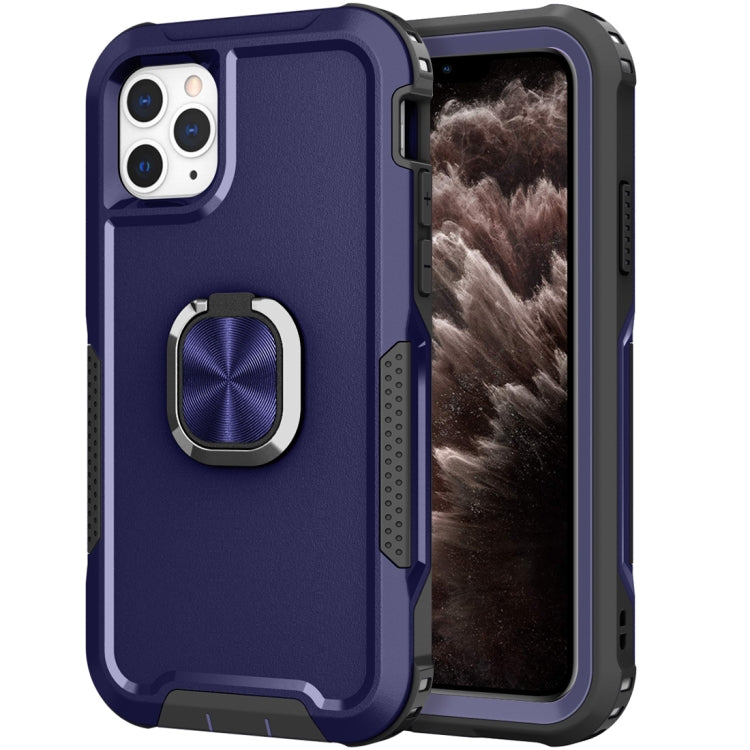 3 in 1 PC + TPU Phone Case with Ring Holder, For iPhone 11 Pro Max, For iPhone XR, For iPhone XS Max, For iPhone 13 mini