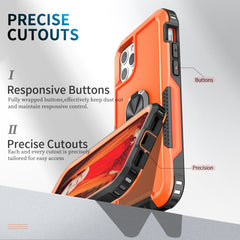 3 in 1 PC + TPU Phone Case with Ring Holder, For iPhone 11 Pro Max, For iPhone XR, For iPhone XS Max, For iPhone 13 mini