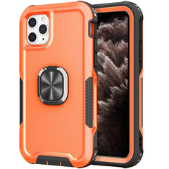 3 in 1 PC + TPU Phone Case with Ring Holder, For iPhone 11 Pro Max, For iPhone XR, For iPhone XS Max, For iPhone 13 mini