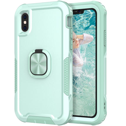 3 in 1 PC + TPU Phone Case with Ring Holder