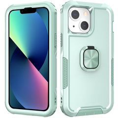 3 in 1 PC + TPU Phone Case with Ring Holder, For iPhone X & XS, For iPhone XR, For iPhone XS Max, For iPhone 13 mini, For iPhone 12 mini