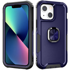 3 in 1 PC + TPU Phone Case with Ring Holder, For iPhone X & XS, For iPhone XR, For iPhone XS Max, For iPhone 13 mini, For iPhone 12 mini