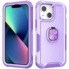 3 in 1 PC + TPU Phone Case with Ring Holder, For iPhone X & XS, For iPhone XR, For iPhone XS Max, For iPhone 13 mini, For iPhone 12 mini